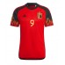 Fotballdrakt Herre Belgia Romelu Lukaku #9 Hjemmedrakt VM 2022 Kortermet